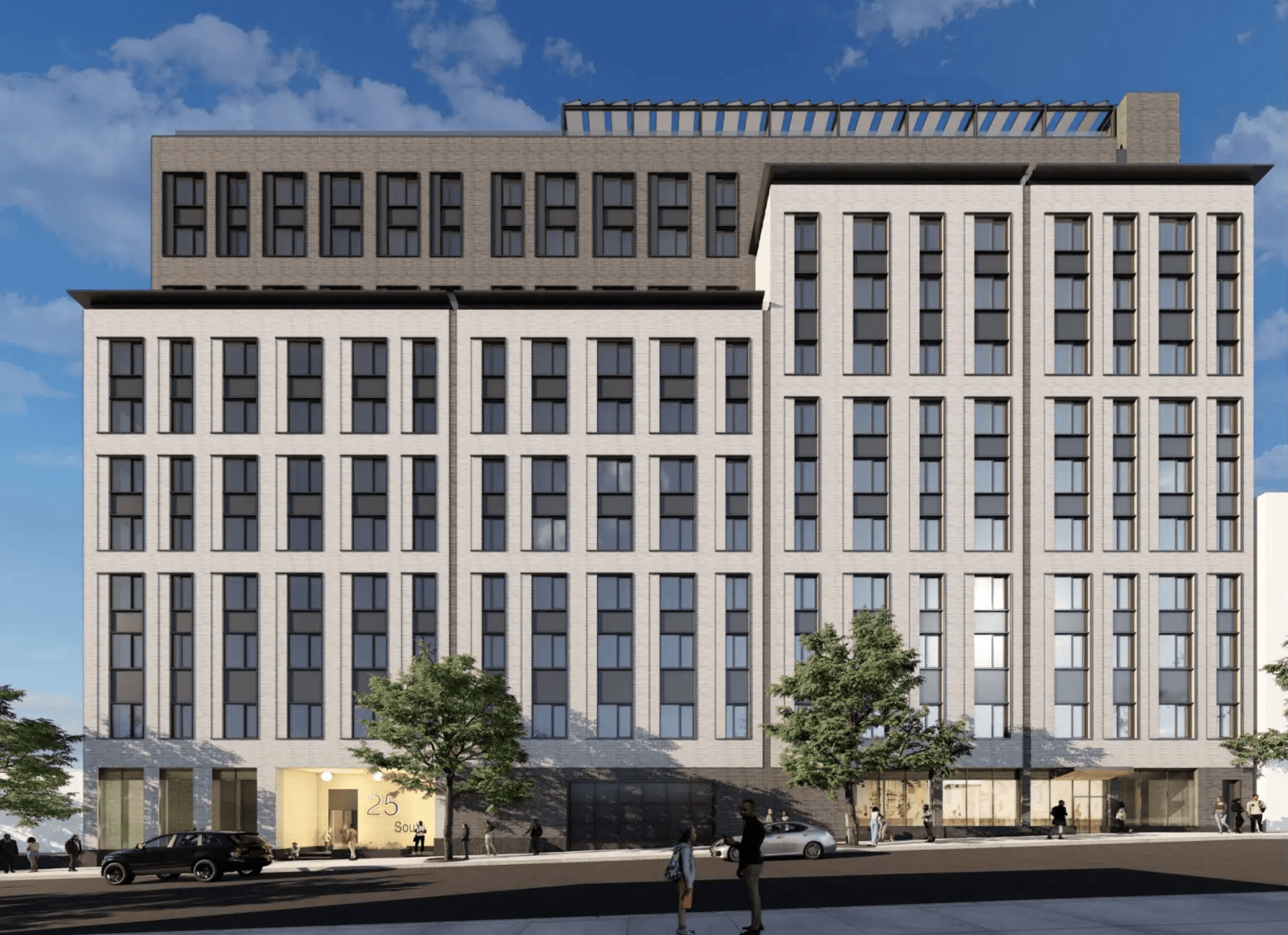 An exterior rendering